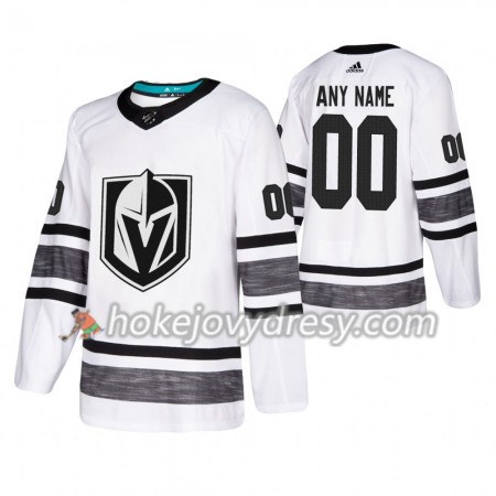 Pánské Hokejový Dres Vegas Golden Knights Personalizované Bílá 2019 NHL All-Star Adidas Authentic
